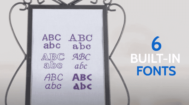 6 Embroidery Lettering Fonts