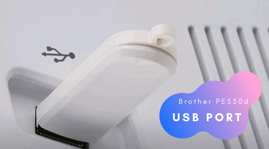 USB Port for uploading new designs and fonts