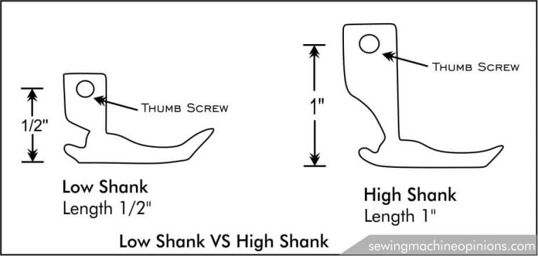 Difference Between High and Low Shank Sewing Machine
