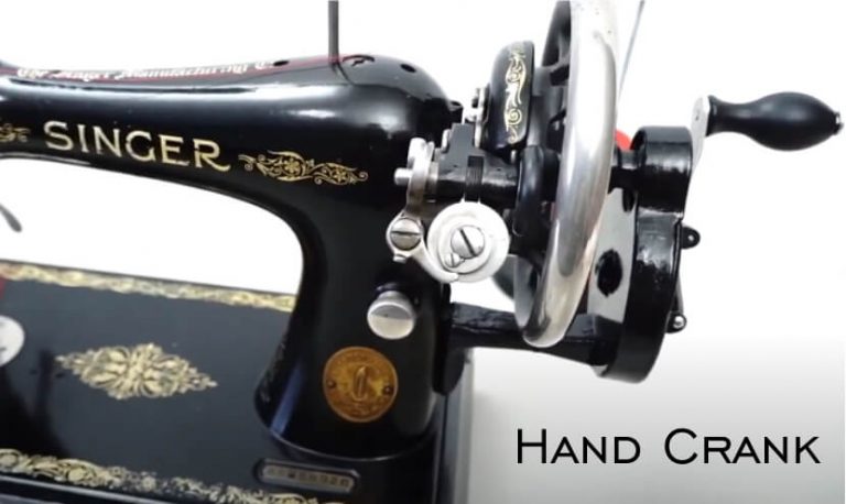 How to use hand crank sewing machine